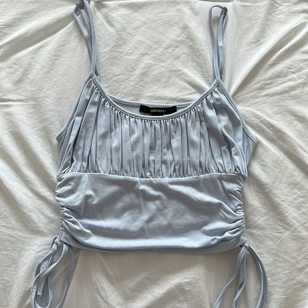 NWOT Forever 21 Light Blue Tank - Picture 1 of 4
